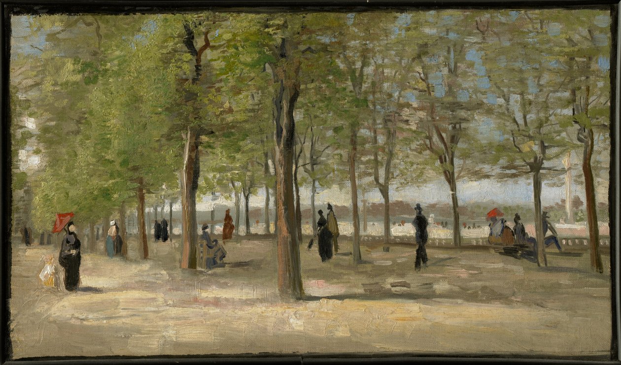 Terrace in the Luxembourg Gardens by Vincent van Gogh