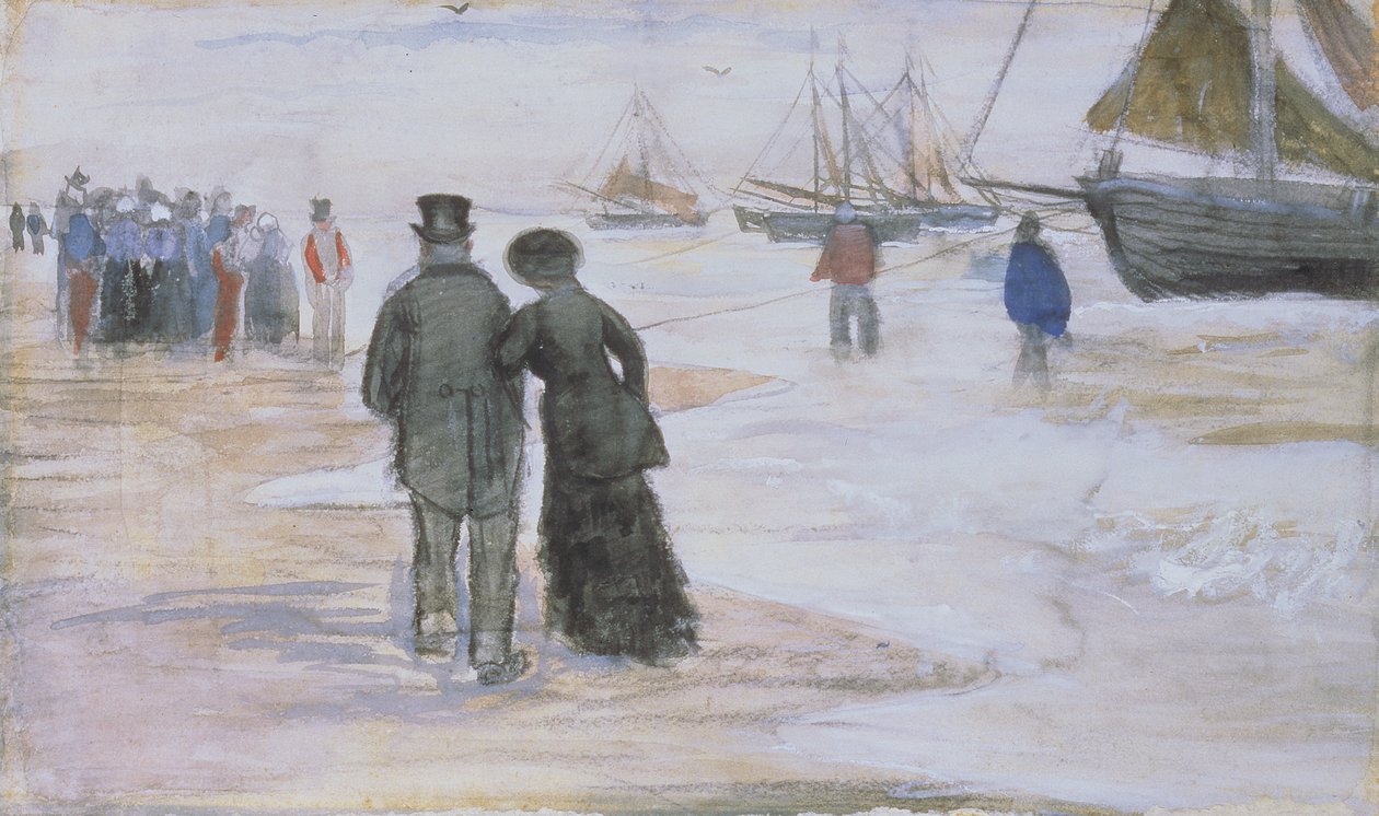 The Beach at Scheveningen by Vincent van Gogh