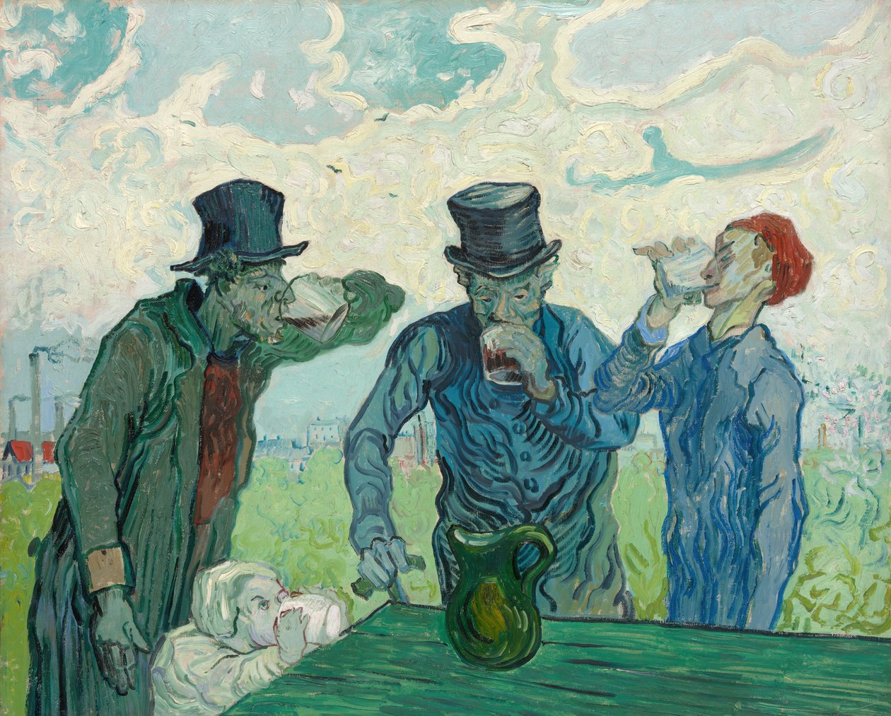 The Drinkers by Vincent van Gogh