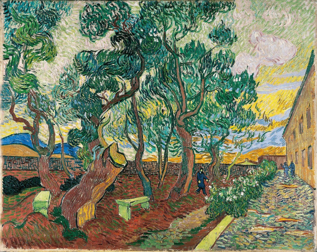 The Garden of Saint-Paul Hospital by Vincent van Gogh