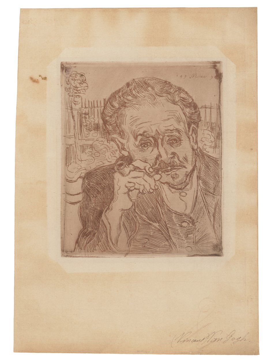 The Man with the Pipe: Portrait of Doctor Gachet by Vincent van Gogh