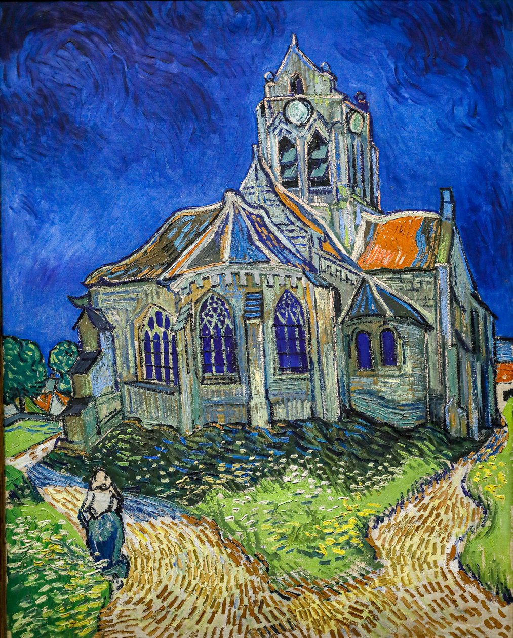 The Church in Auvers-Sur-Oise, View from the Chevet by Vincent van Gogh
