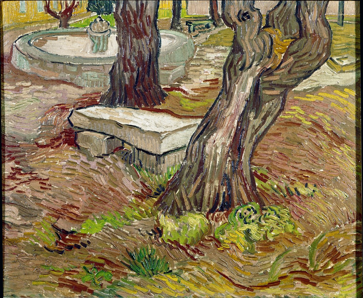 The Park of the Saint Paul Asylum in Saint-Remy by Vincent van Gogh