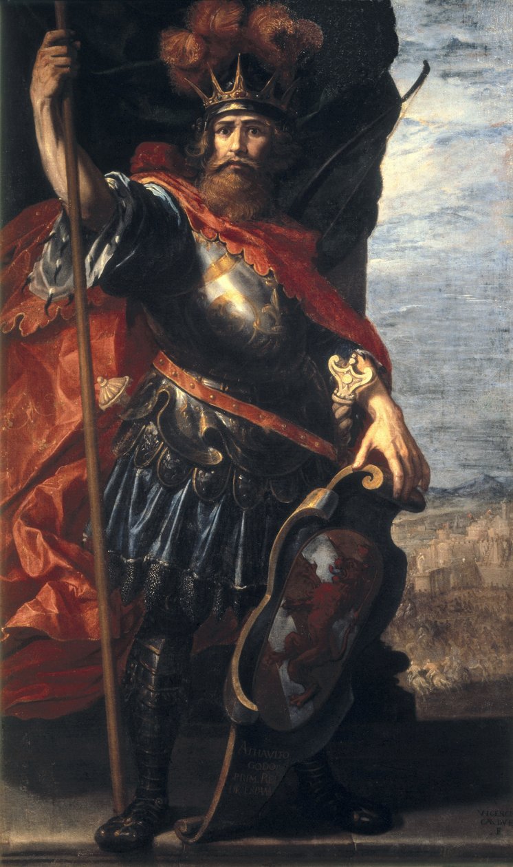 Portrait of Athaulf King of the Visigoths