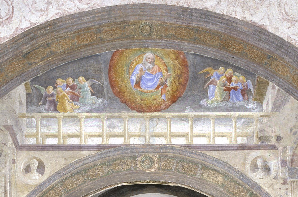 God and cherubs by Vincenzo Foppa