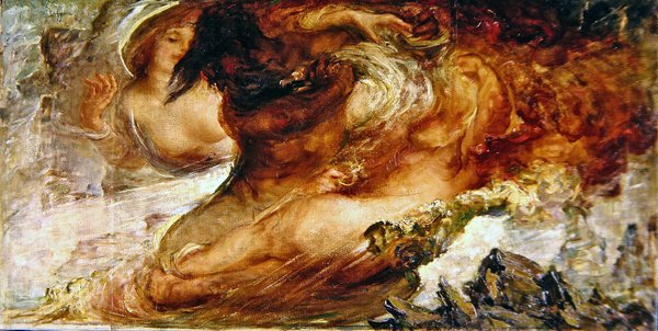Hercules and Hydra, the Second Labour by Violet Brunton