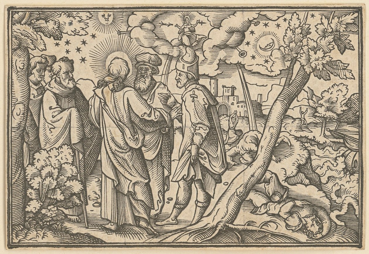 Christ Prophesies the Destruction of Jerusalem by Virgil Solis