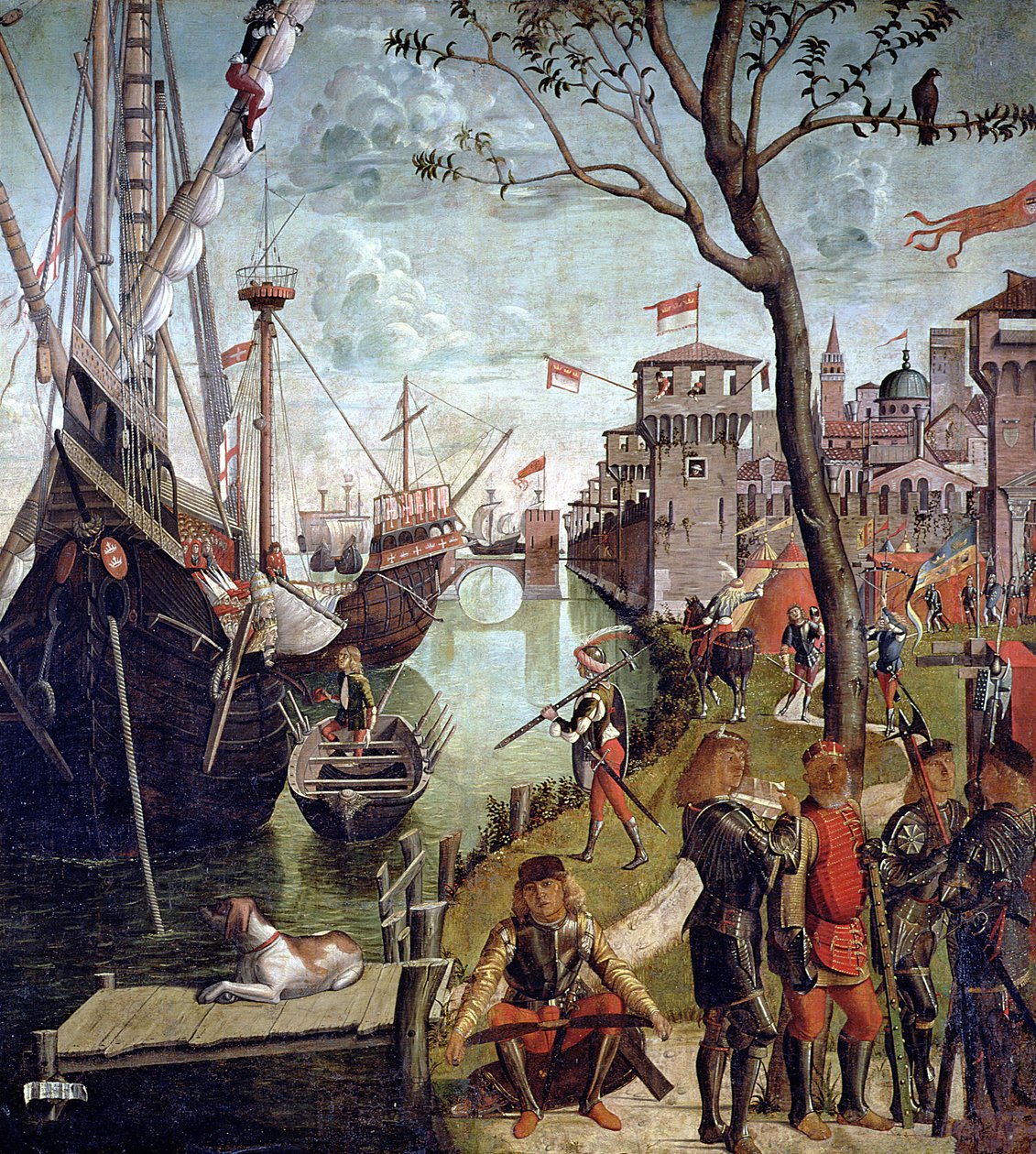 Arrival of St. Ursula during the Siege of Cologne, from the St. Ursula Cycle by Vittore Carpaccio