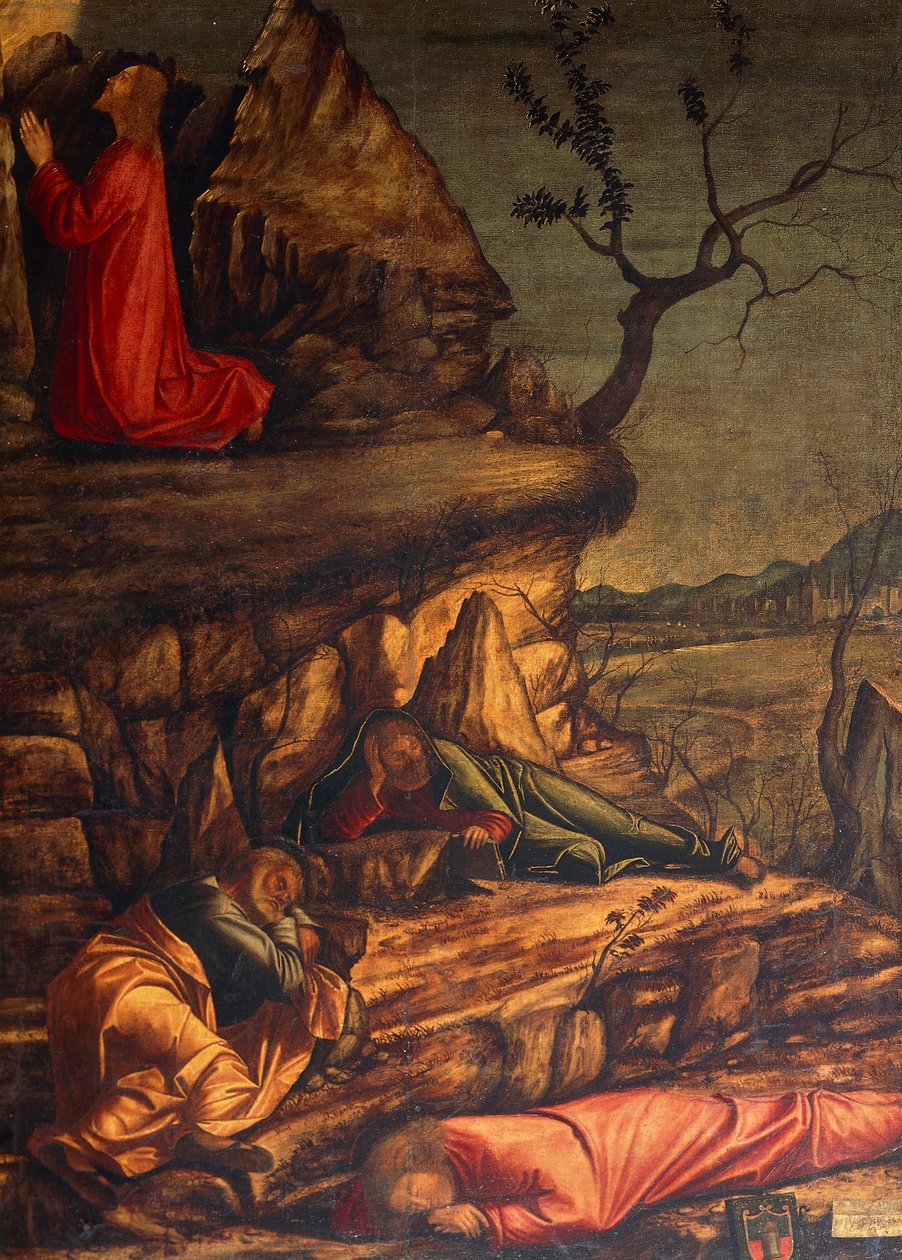 Jesus in the Garden of Gethsemane or Prayer in the Garden