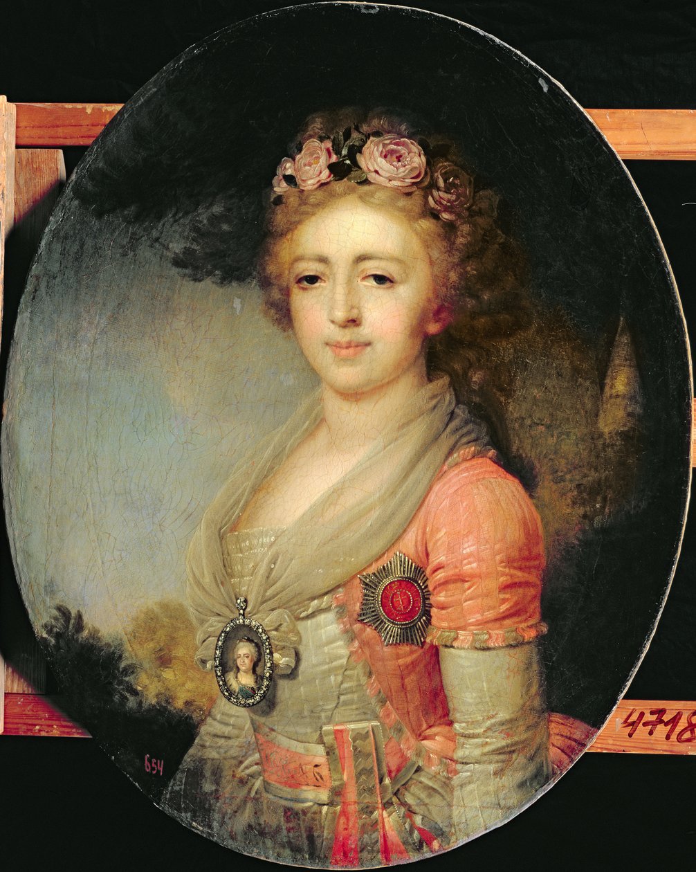 Portrait of Grand Duchess Alexandra, c.1798 by Vladimir Lukich Borovikovsky