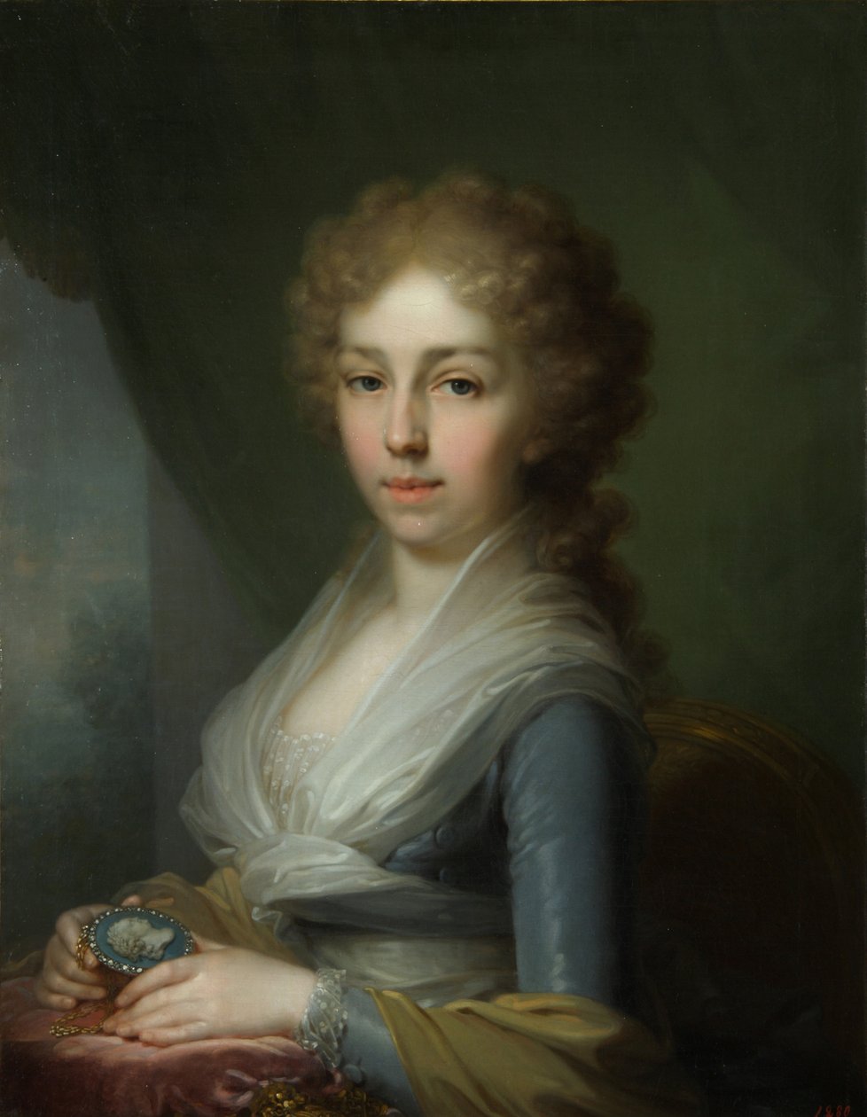 Portrait of Grand Duchess Elizabeth Alexeievna by Vladimir Lukich Borovikovsky
