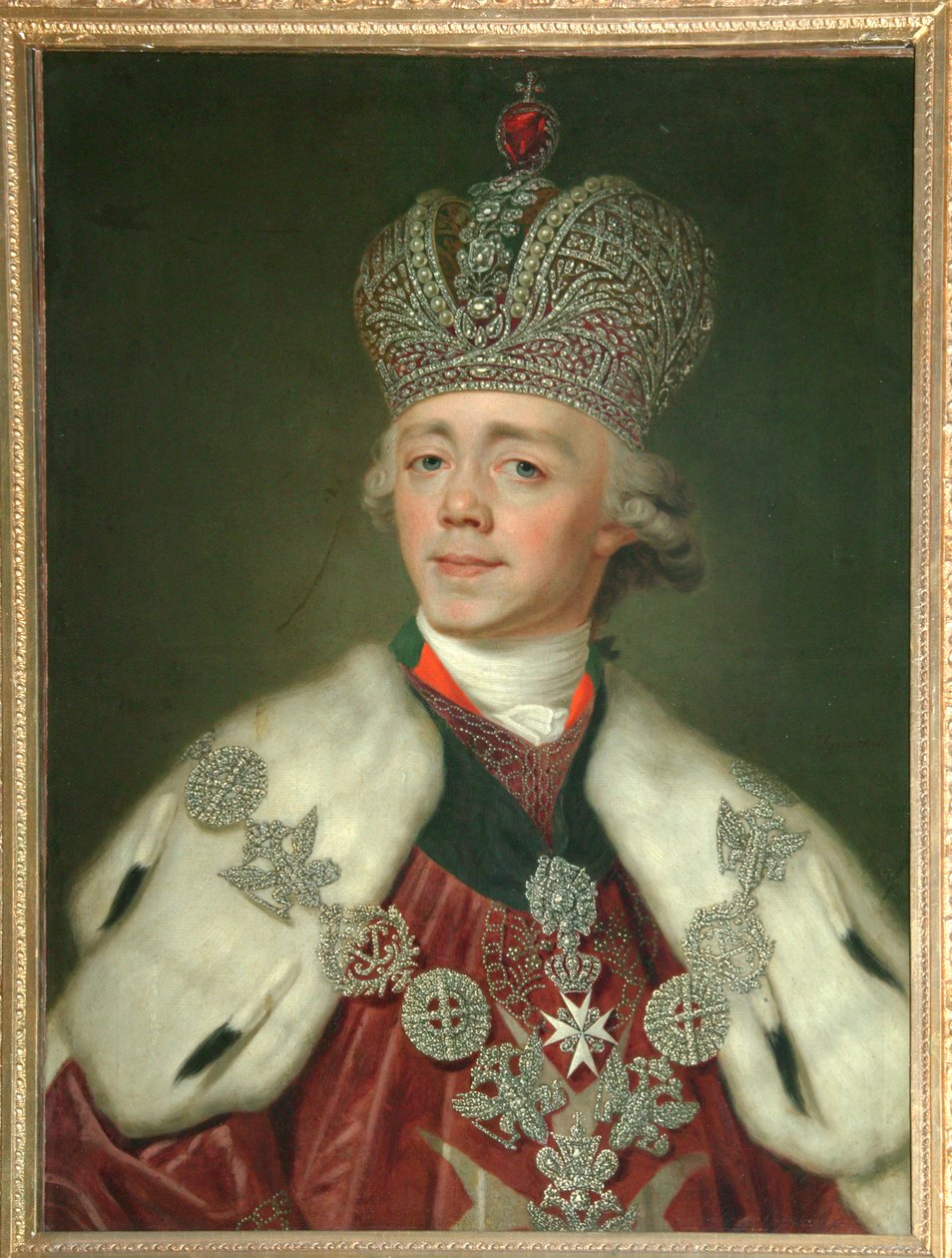 Portrait of the Emperor Paul I of Russia by Vladimir Lukich Borovikovsky