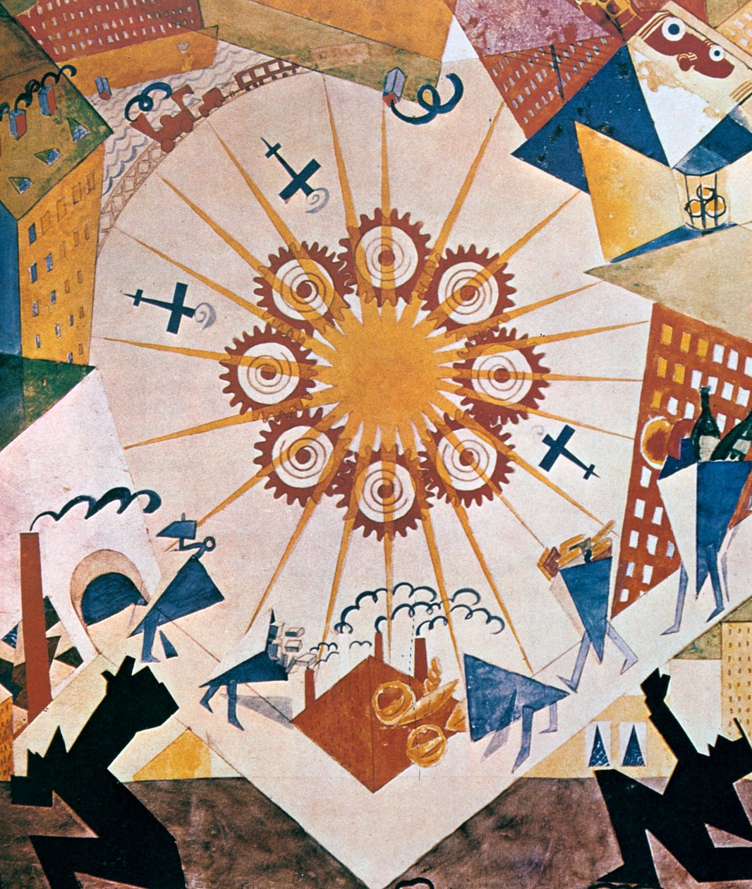 Decor Design for Mystery Bouffe, 1919 by Vladimir Mayakovsky