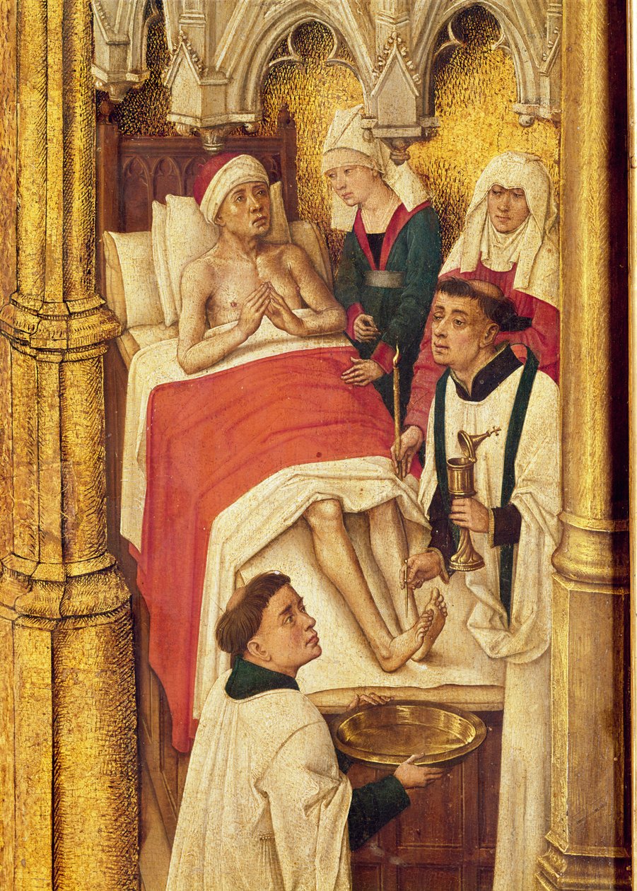 Redemption Triptych: Sacrament of Extreme Unction, from the series of ...