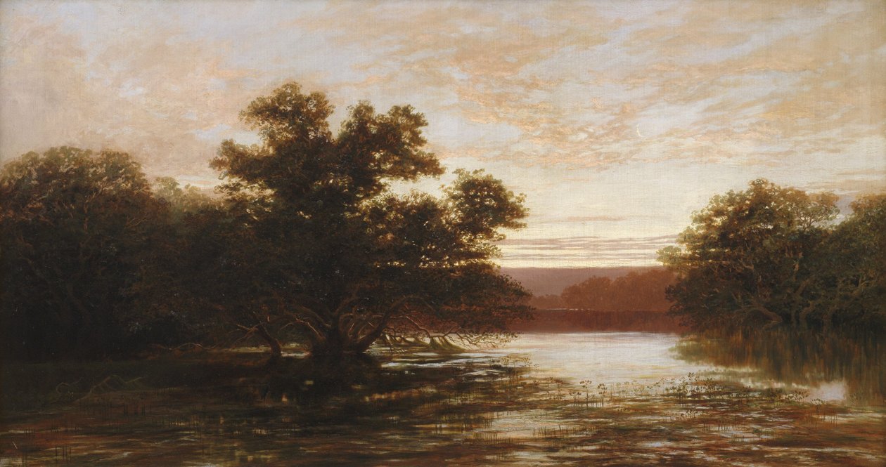 An Australian Mangrove, Ebb Tide by W.C. Piguenit