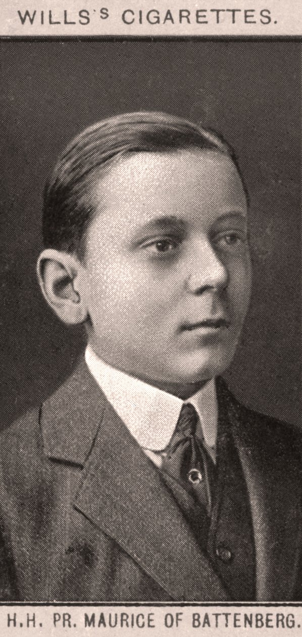 Prince Maurice of Battenberg, 1908 by WD and HO Wills