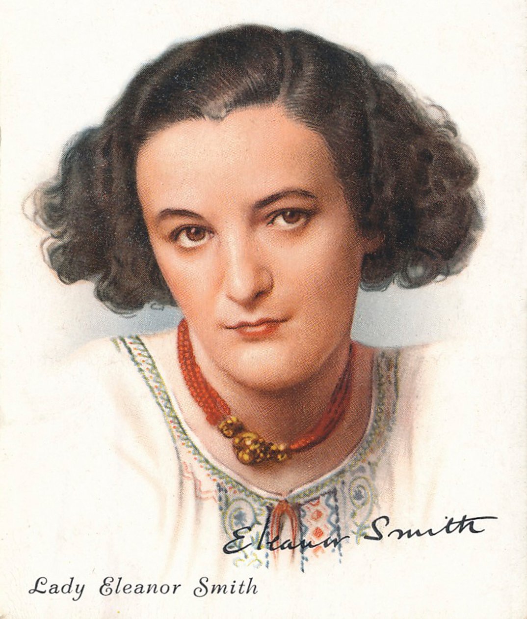 Lady Eleanor Smith by WD and HO Wills