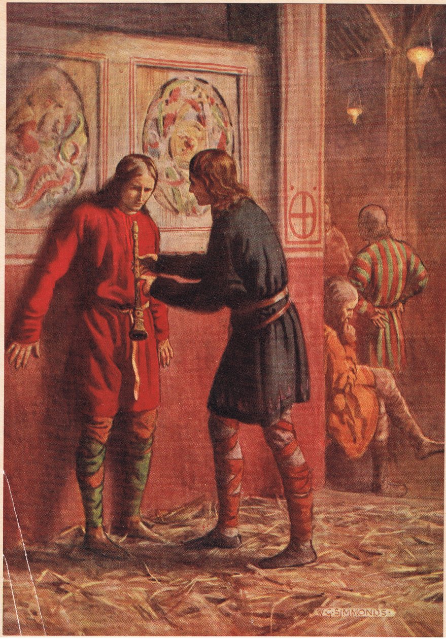 Hamlet attempts to make Guildenstern play a pipe, from 