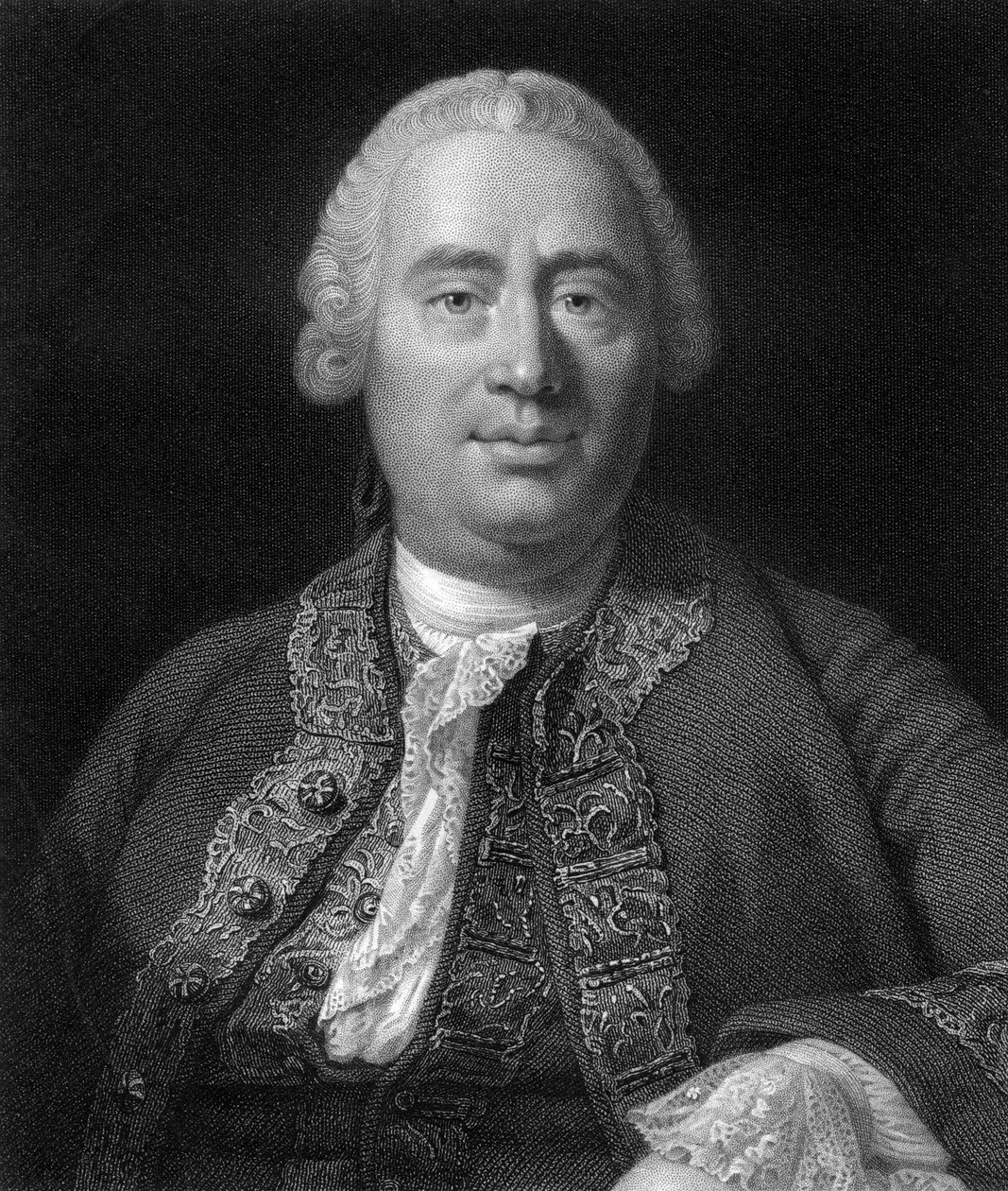 David Hume, 18th century Scottish Philosopher, Economist and Historian, 1845 by W. Holl