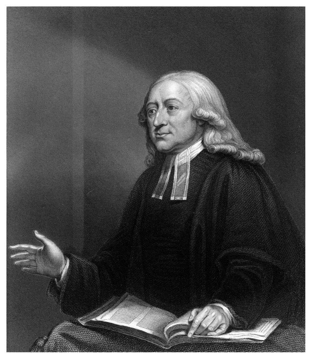 John Wesley, 18th Century English Non-Conformist Preacher by W. Holl