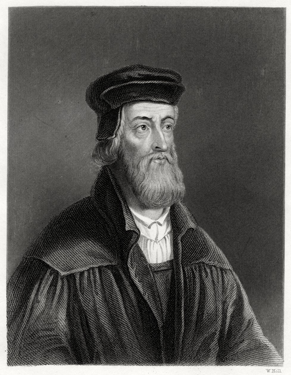 John Wycliffe, English Theologian, 19th Century by W. Holl