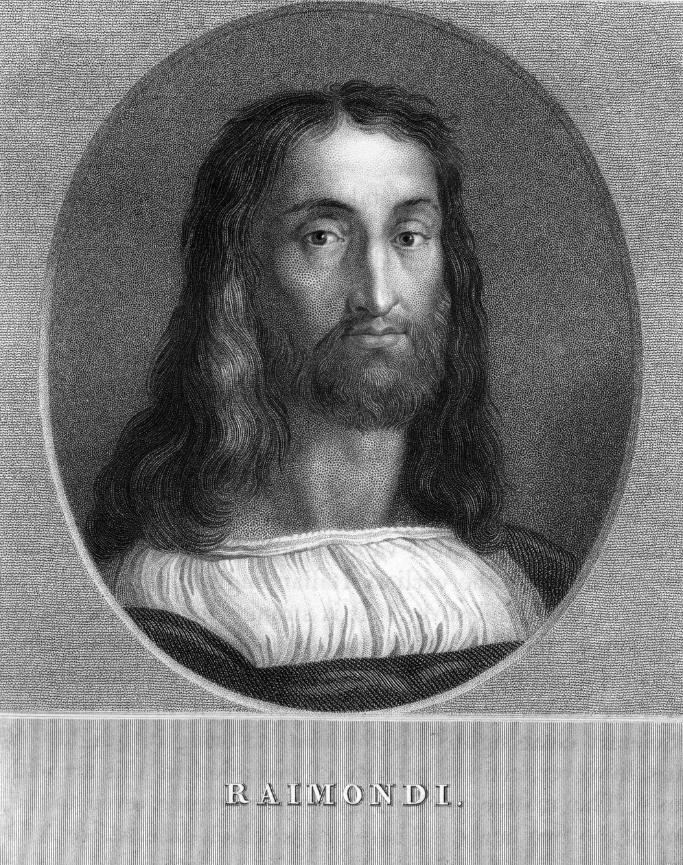 Marcantonio Raimondi, Italian engraver, 1836 by W. Holl
