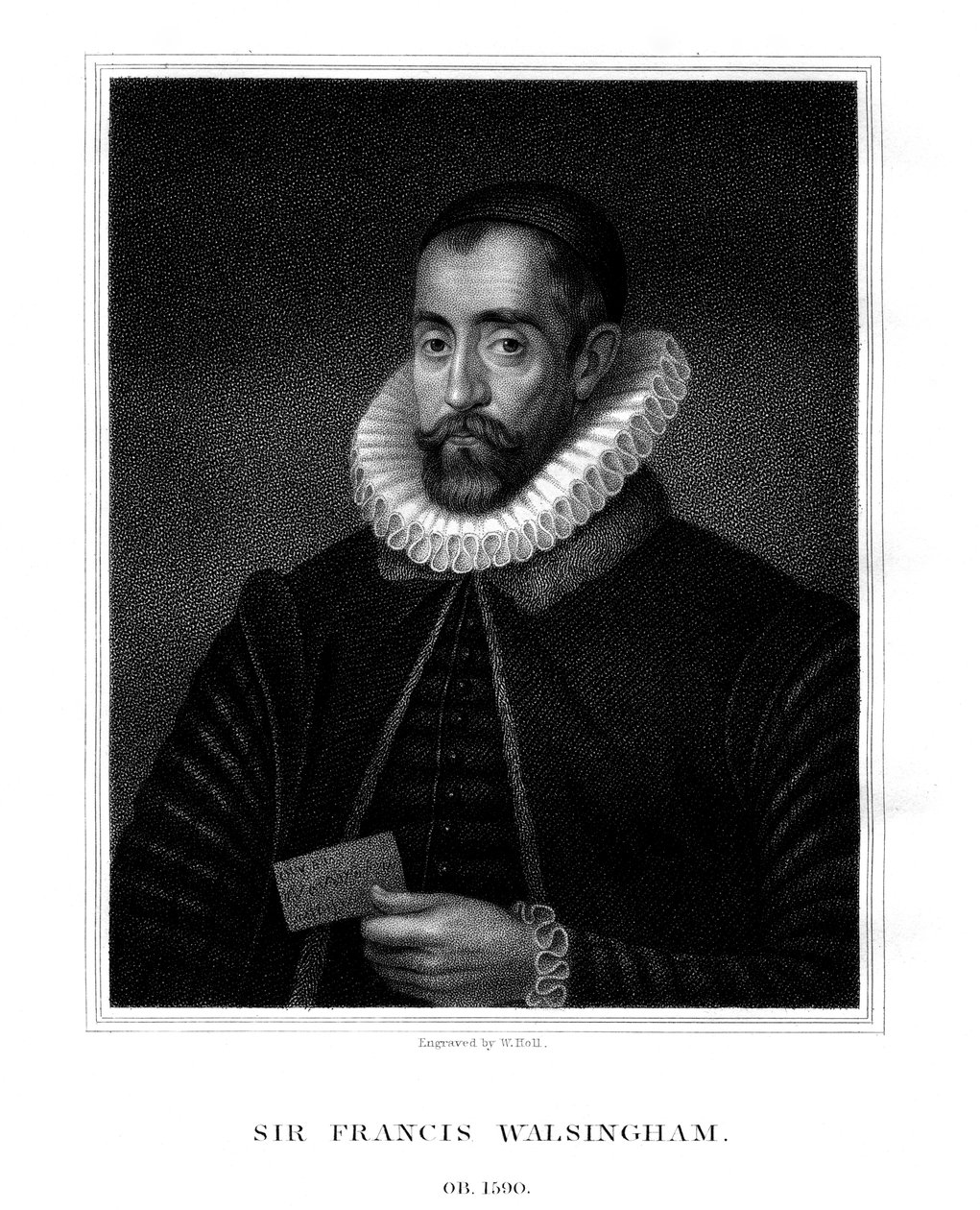 Sir Francis Walsingham, spymaster of Queen Elizabeth I by W. Holl
