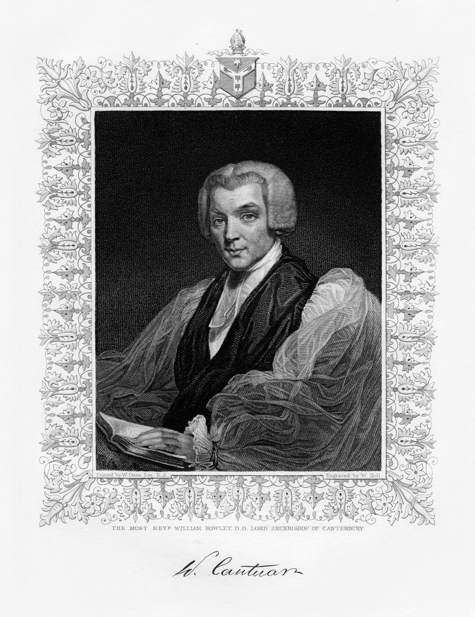 William Howley, Archbishop of Canterbury by W. Holl