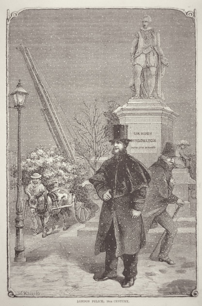 London policeman of the 1850s by W. R. (after) Woods