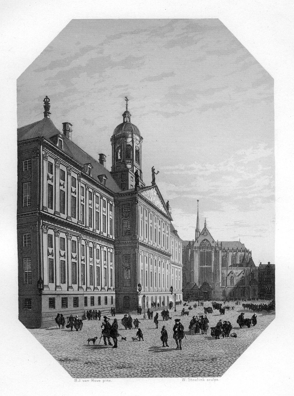 Town Hall in Amsterdam, Netherlands by W. Steelink