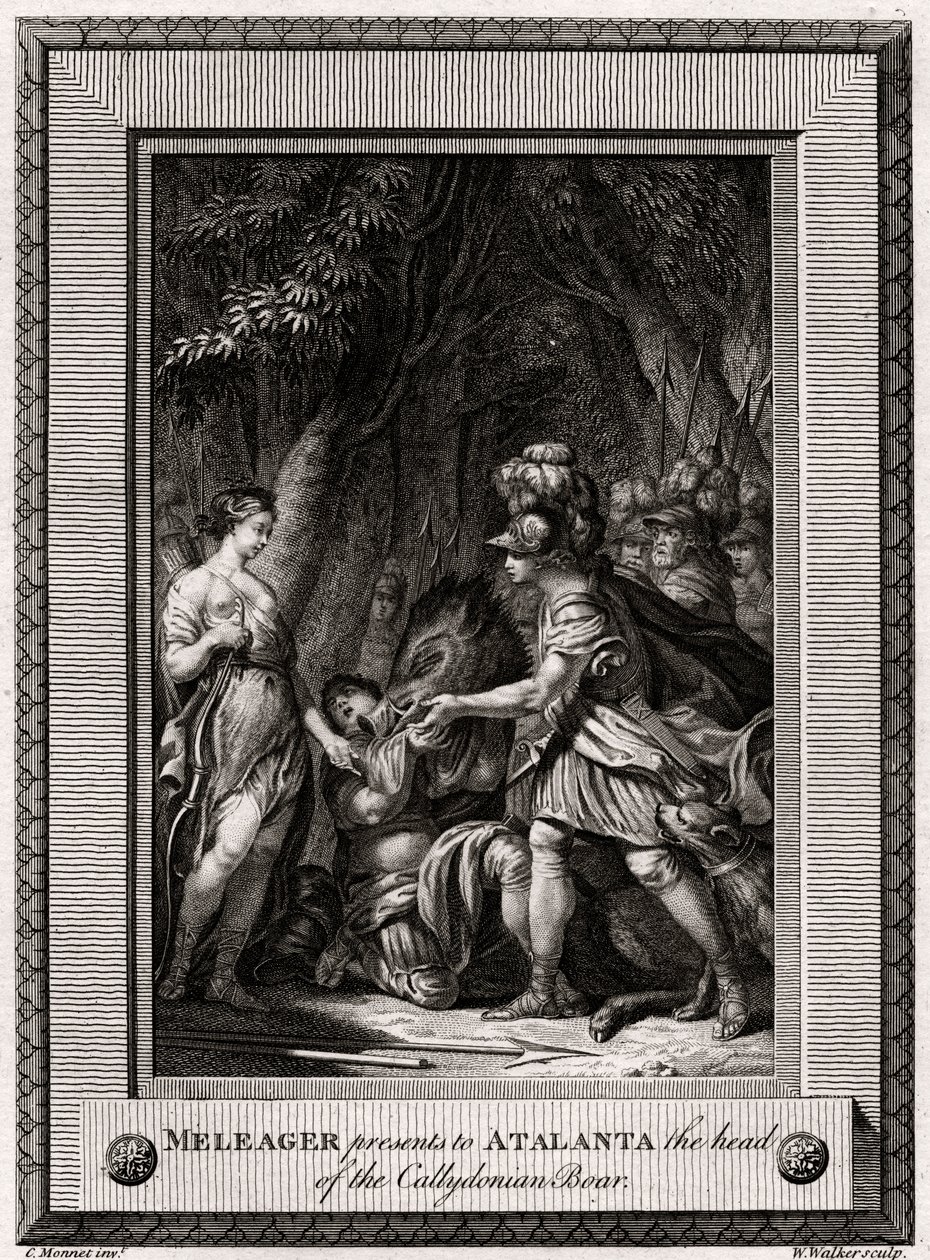 Meleager Presents to Atalanta the Head of the Calydonian Boar, 1774 by W. Walker