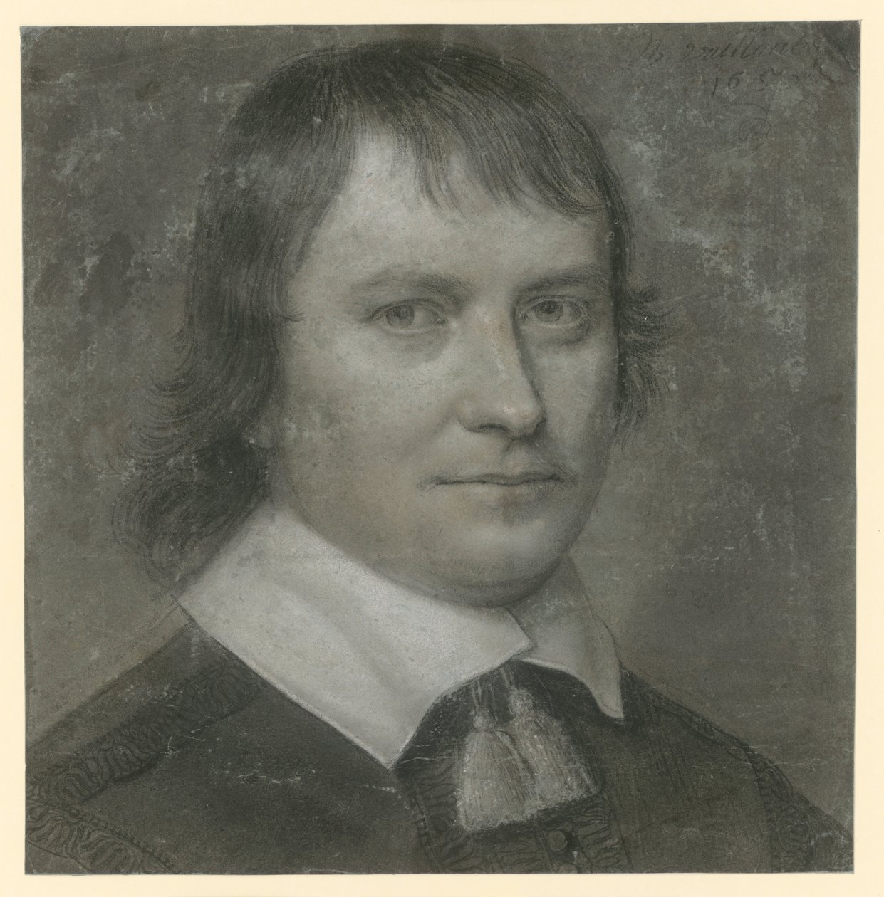 Bust of a Younger, Beardless Man with Full Face, Slightly Turned to the Right by Wallerant Vaillant