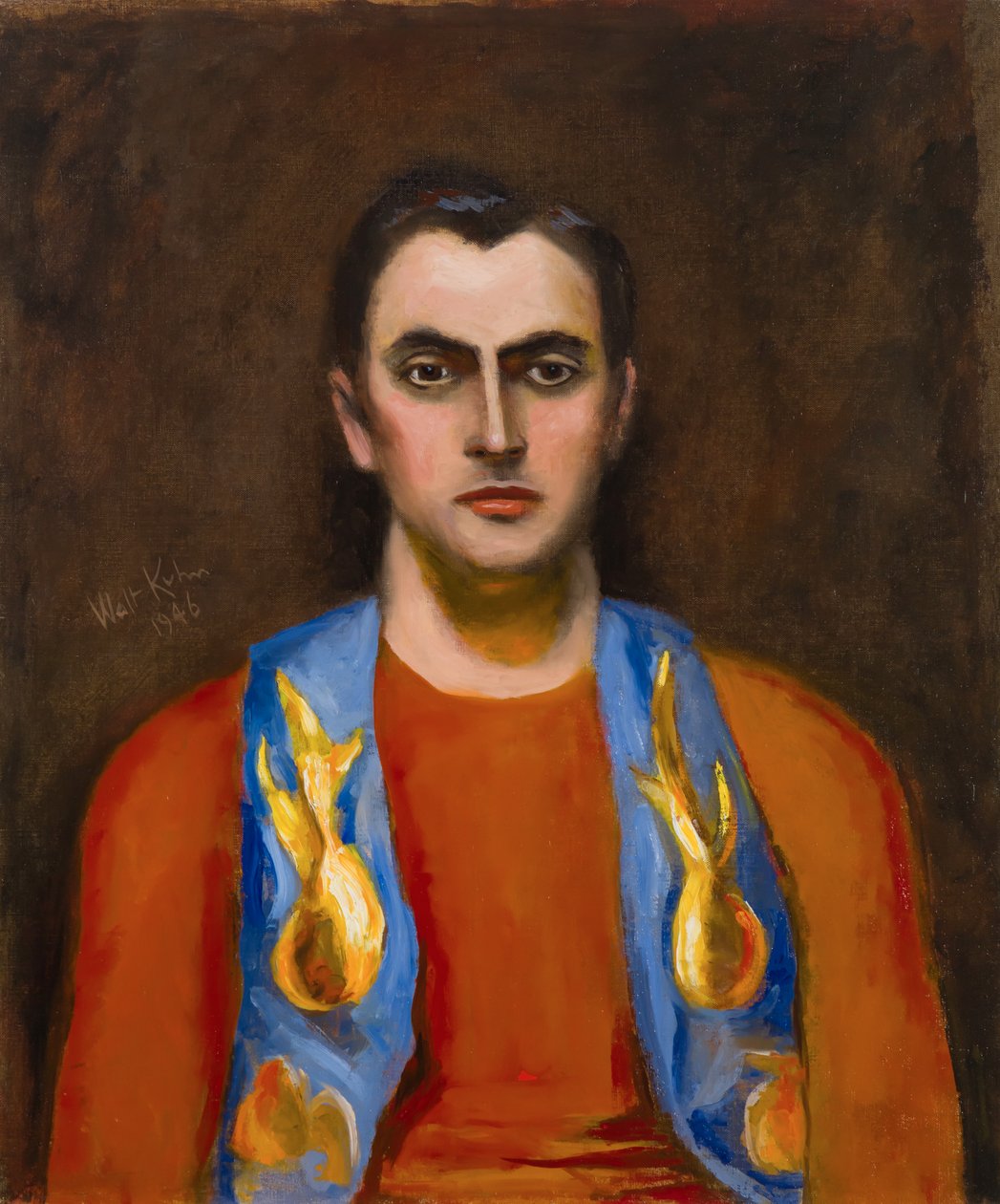Golden and Blue Bolero by Walt Kuhn