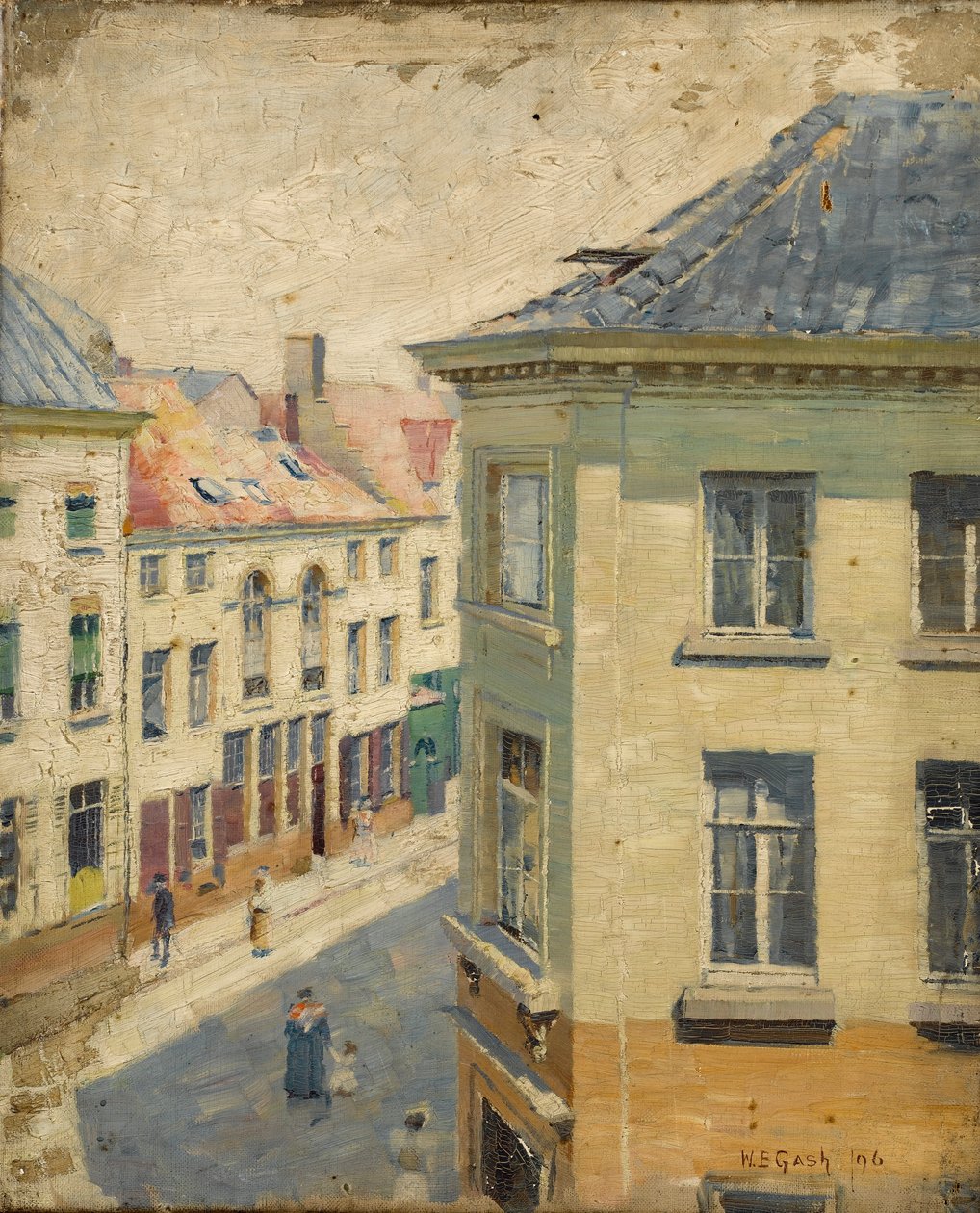 View from a High Window, Antwerp by Walter Bonner Gash