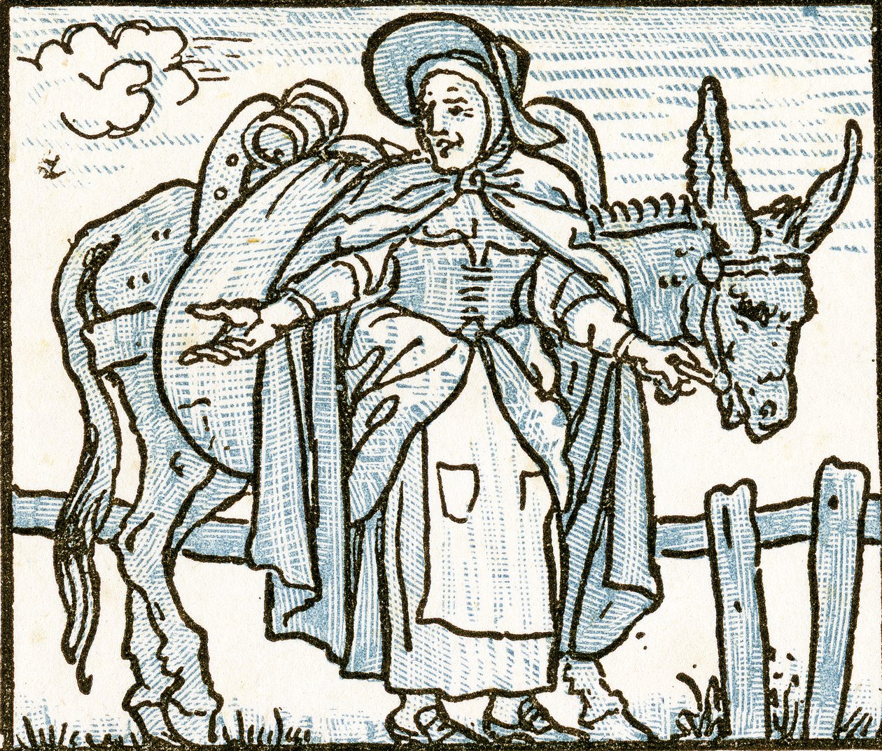 The Widow Selling Sand, Song Illustration for 