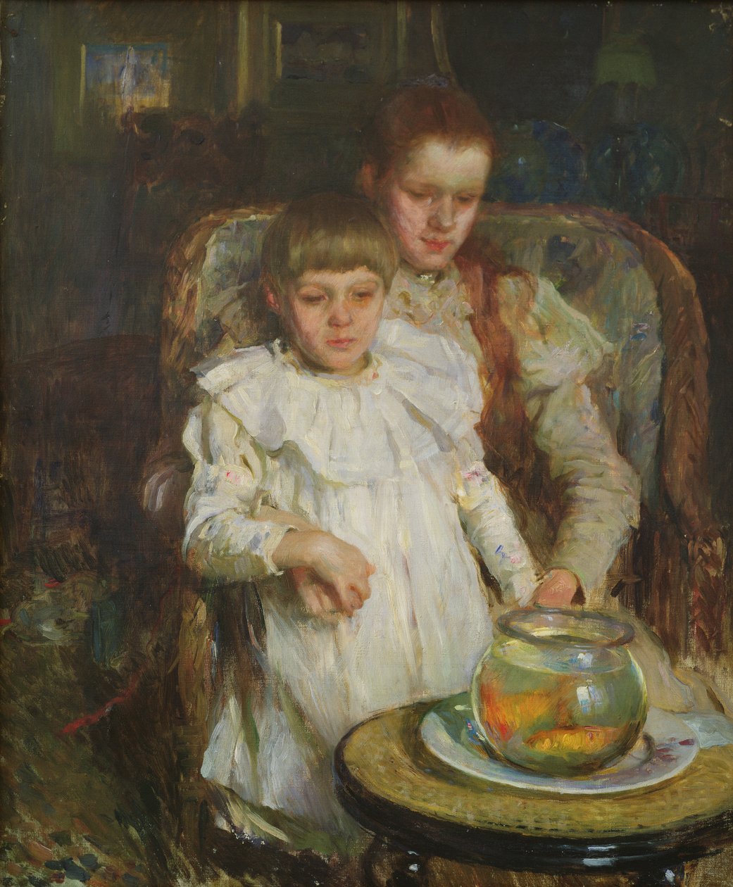 The Goldfish Bowl by Walter Frederick Osborne