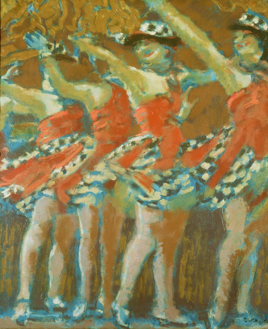 The Plaza Tiller Girls by Walter Richard Sickert
