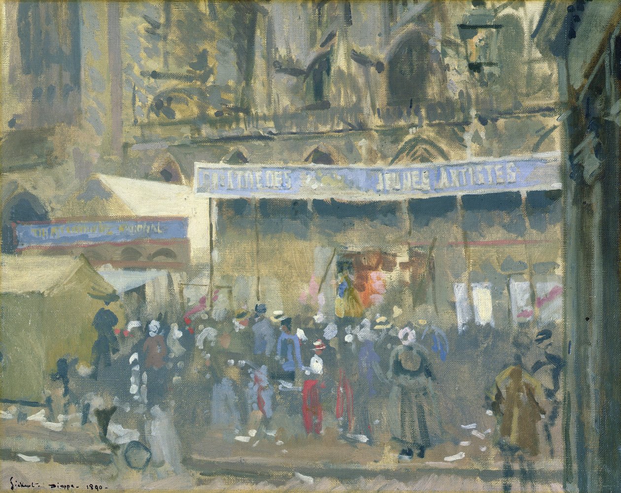 Theatre of Young Artists, Dieppe, 1890 by Walter Richard Sickert