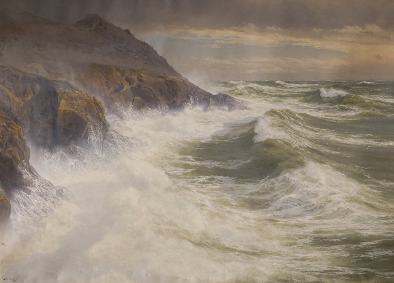 Bolt Head, South Devon, 1891 by Walter Shaw