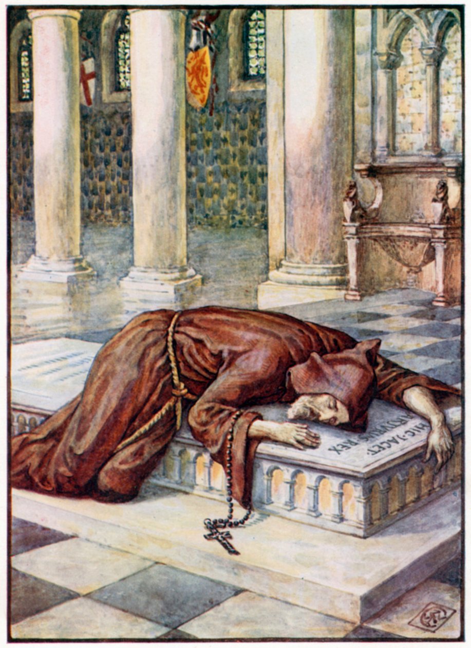 The Death of Sir Lancelot by Walter (after) Crane