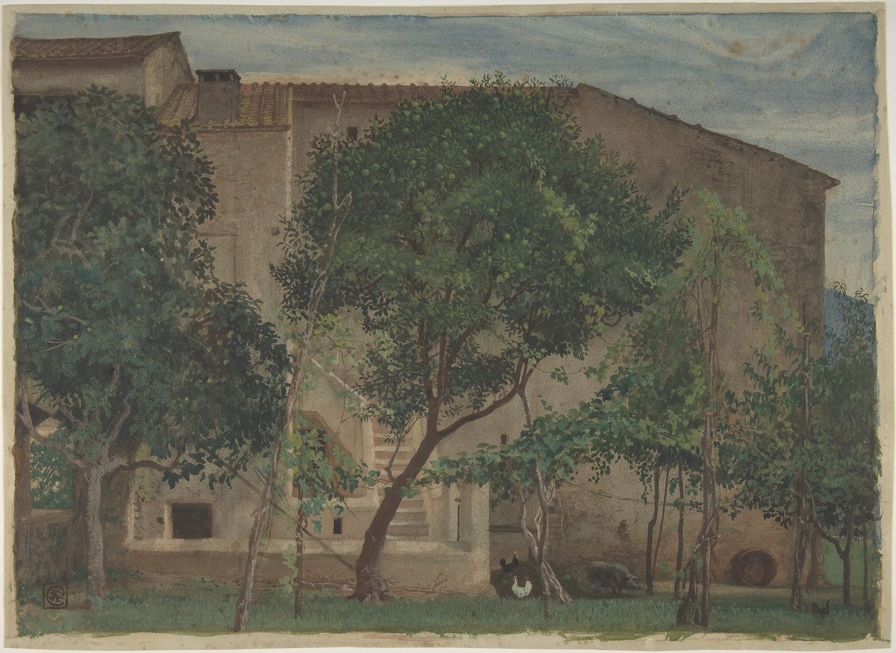 Italian Farmhouse by Walter Crane