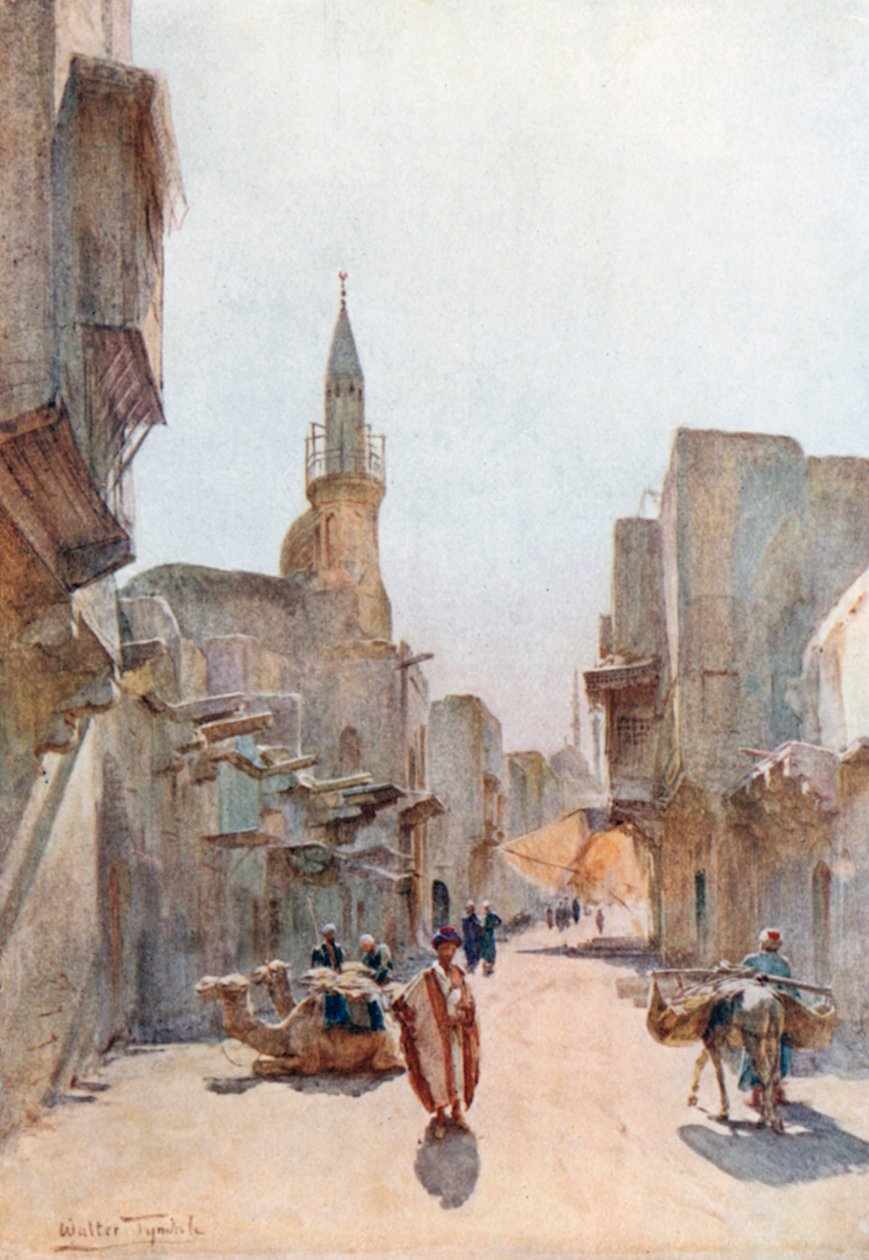 A Street near the Citadel, Cairo by Walter Frederick Roofe Tyndale
