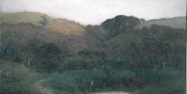What Time the Evening Shadows Fall by Walter Fryer Stocks