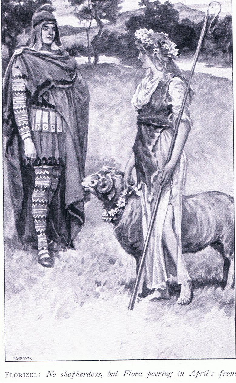 Florizel: No Shepherdess, but Flora Peering in April