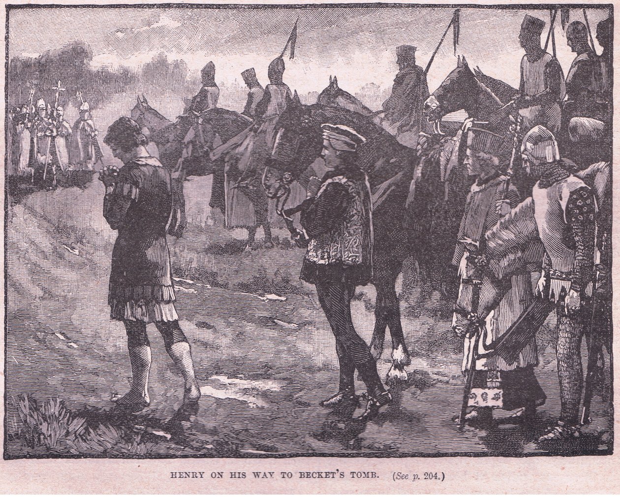 Henry on the way to Becket