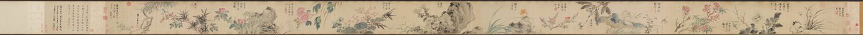 Flowers of Four Seasons, with Poems, 1531 by Wang Guxiang