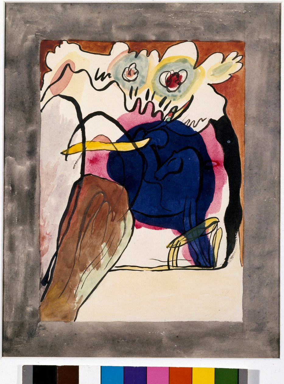 Expressionism: cover project for the almanac of 'The Blue Rider'
