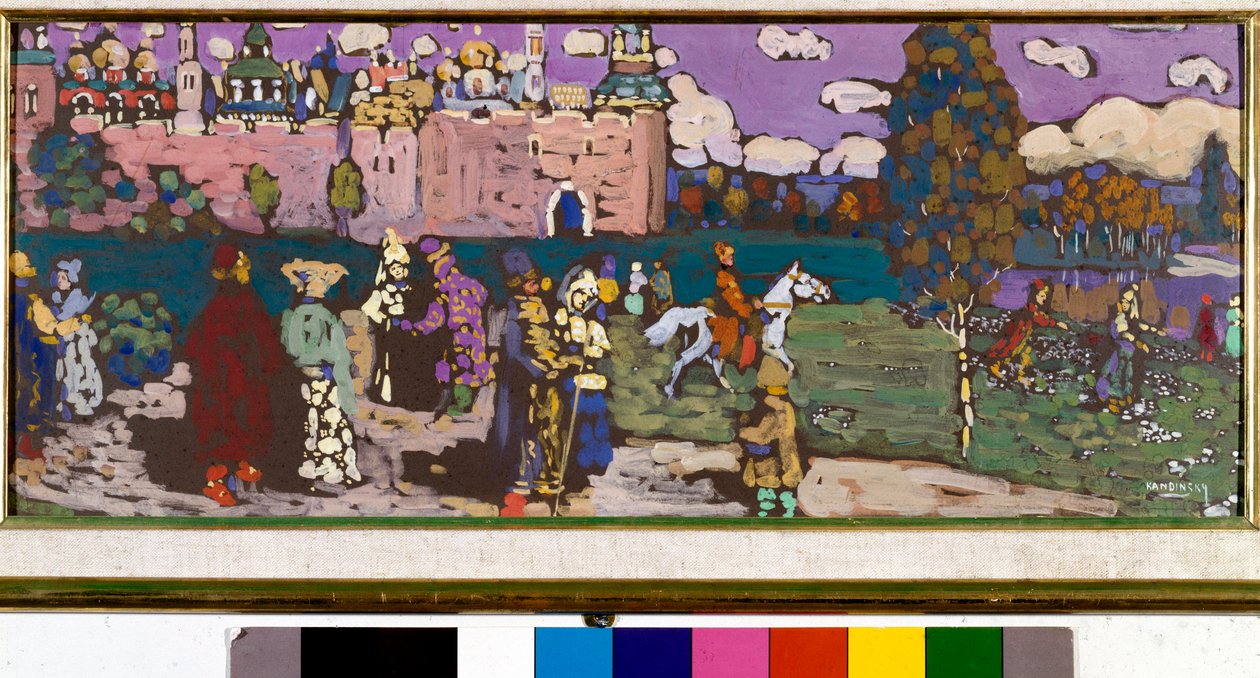 Russian Scene, 1904 by Wassily Kandinsky
