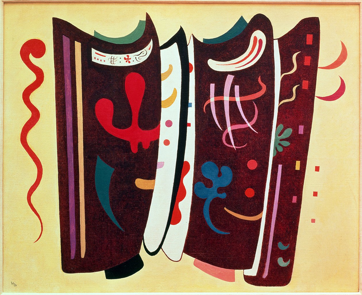 Brown with supplement by Wassily Kandinsky