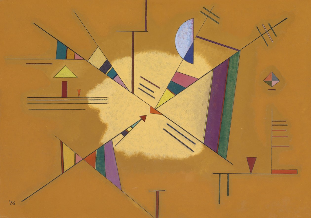 Diagonal, 1930 by Wassily Kandinsky